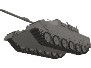 Tank 3D Model preview
