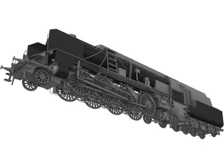 BR12 Austrian Steamengine 3D Model preview
