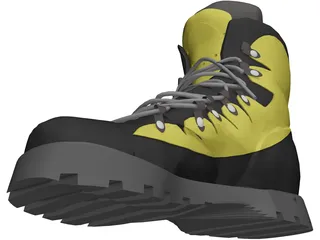 Boot Trekking 3D Model preview