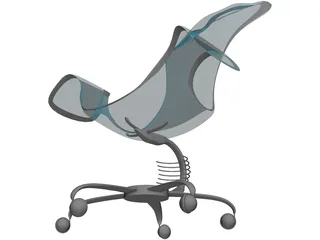Chair Transparent Future 3D Model preview