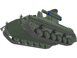 Marder Roland 3D Model preview