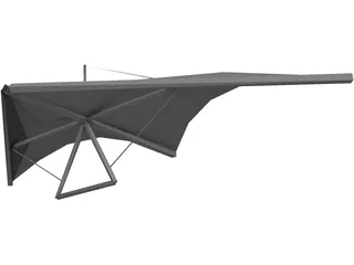 Hang Glider 3D Model preview