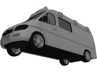 Mercedes-Benz Sprinter Ambulance 3D Model preview