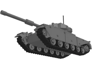 Centurion Mk5 3D Model preview