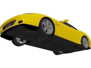 Ferrari 575M Maranello (2002) 3D Model preview