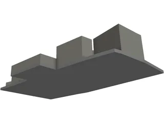 Sibenik Castle 3D Model preview