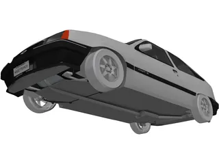 Opel Kadett 3D Model preview
