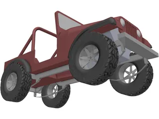 Jeep Renegade 3D Model preview