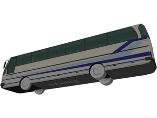 Setra S215H 3D Model preview