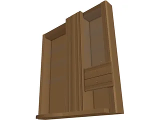 Wardrobe 3D Model preview
