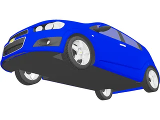 Chevrolet Aveo (2012) 3D Model preview