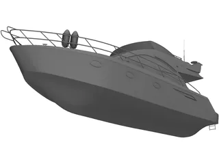 Sealine T52 Kristeff Yacht 3D Model preview