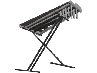 Xylophone 3D Model preview