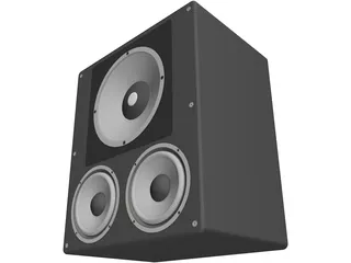 Speaker 3D Model preview