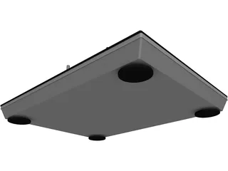 Record Turntable 3D Model preview