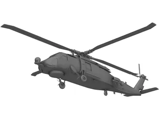 Sikorsky SH-60 Seahawk 3D Model preview