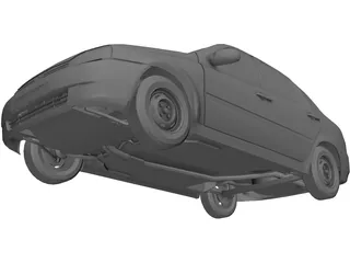 Lada Kalina 1.6 3D Model preview