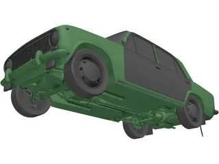 VAZ 2101 3D Model preview
