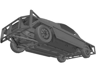 Opel Tigra 1300 Stockcar 3D Model preview