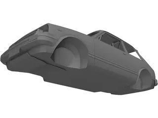 Toyota Starlet KP61 Rally Body 3D Model preview
