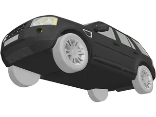 Land Rover Freelander 3D Model preview