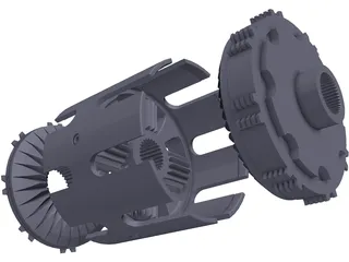 Self-Locking Differential 3D Model preview
