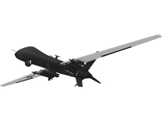 General Atomics MQ-9 Reaper UAV Drone 3D Model preview