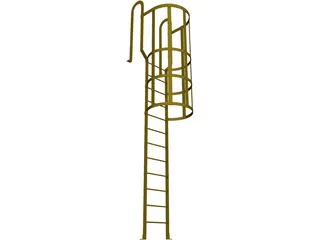 Ladder 3D Model preview
