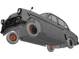 AZLK Moskvich 407 3D Model preview