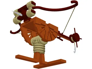 Roman Ballista 3D Model preview