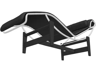 Le Corbusier LC4 3D Model preview
