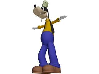 Goofy [Animated] 3D Model preview
