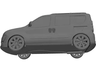 Fiat Doblo (2010) 3D Model preview