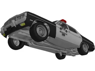 Police Car NYPD 3D Model preview