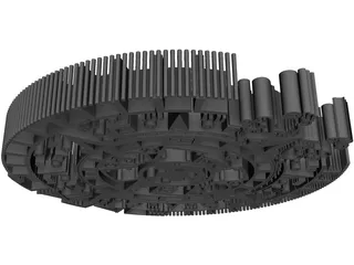 Mayan Calendar 3D Model preview