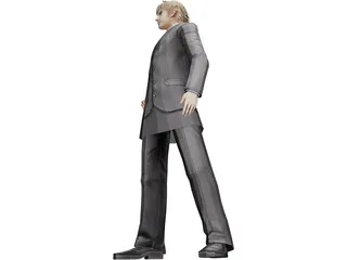 Young Business Man 3D Model preview