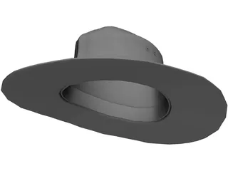 Aussie Hat 3D Model preview