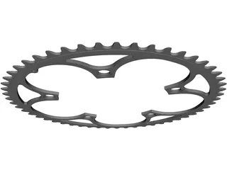 Chainring 53T 3D Model preview