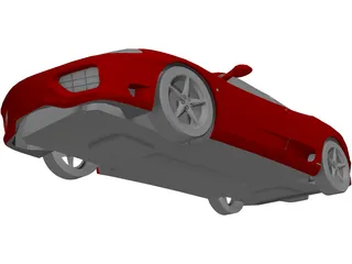 Ferrari 360 Modena 3D Model preview