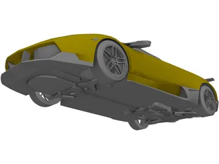 Lamborghini Murcielago LP670 3D Model preview