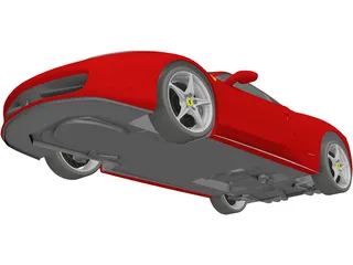 Ferrari 458 Italia 3D Model preview
