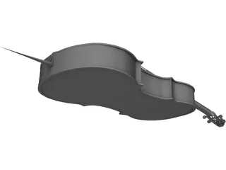 Violin 3D Model preview