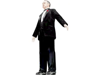 Godfather Don Carleone 3D Model preview