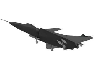 Chengdu J-20 3D Model preview