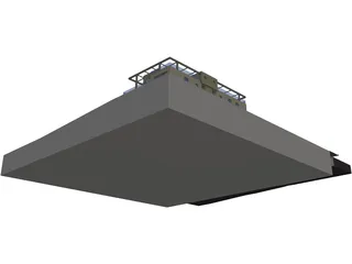 Apartment Building 3D Model preview