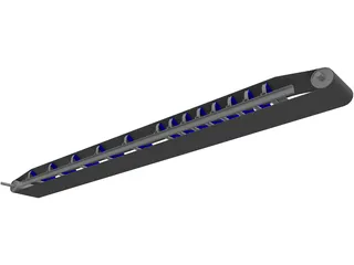 Conveyor Belt 3D Model preview