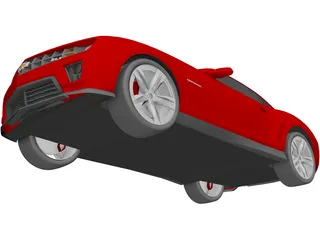 Chevrolet Camaro ZL1 (2012) 3D Model preview