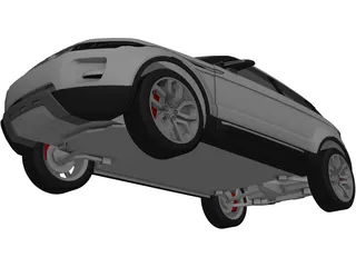 Land Rover LRX Concept (2008) 3D Model preview