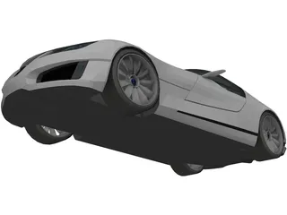 Saab Aero X Concept 3D Model preview