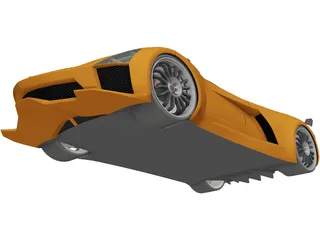 Vendetta GTR 800 3D Model preview